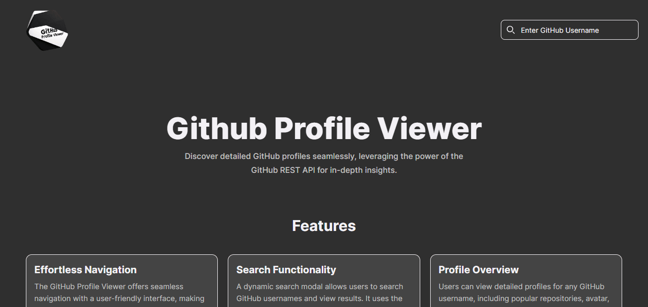 Github Profile Viewer - Next.js, React.js, JavaScript, Tailwind CSS by Muhammad Asad, Full Stack Engineer
